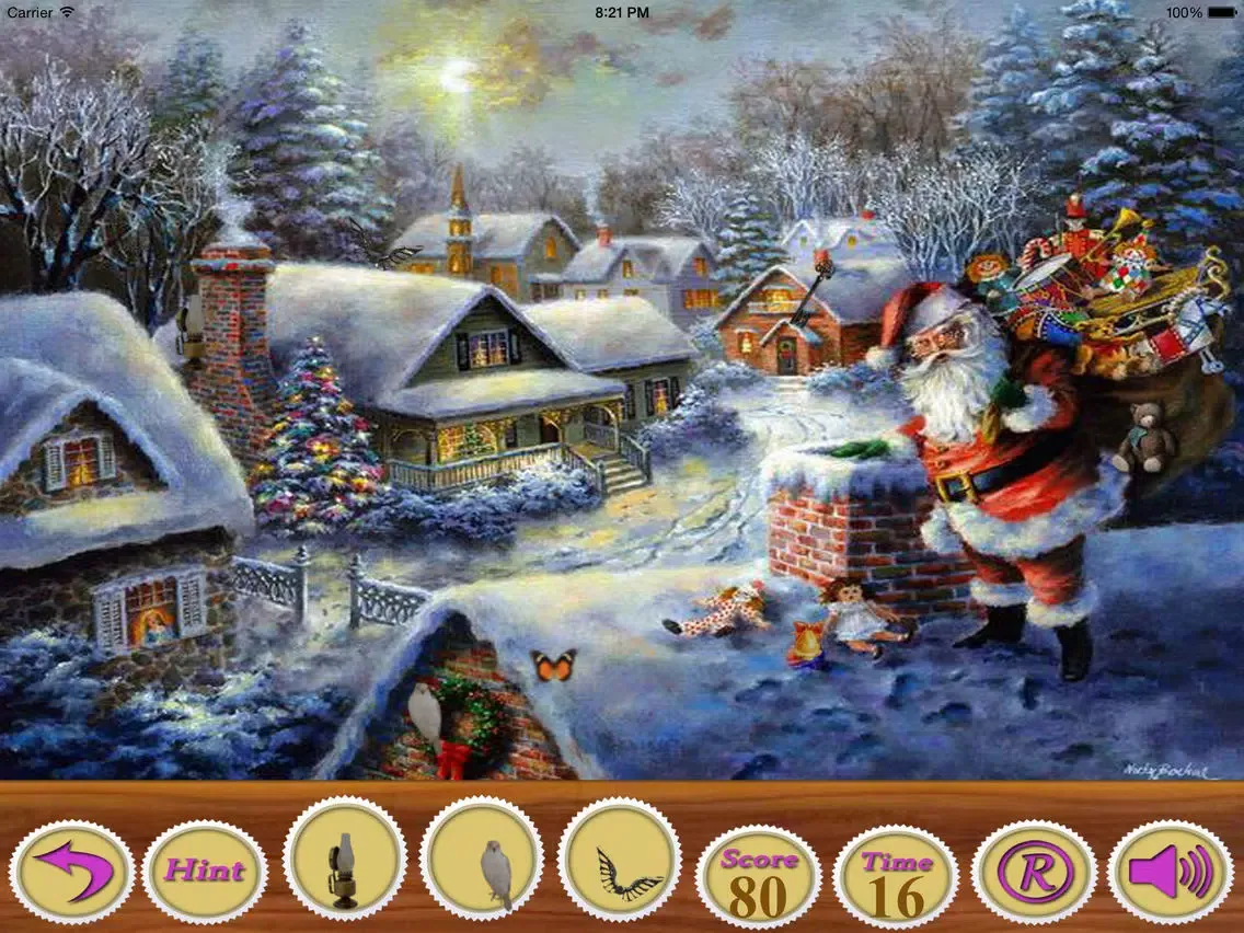 Captures d'écran de Hidden Objects:A Christmas Special iPad 