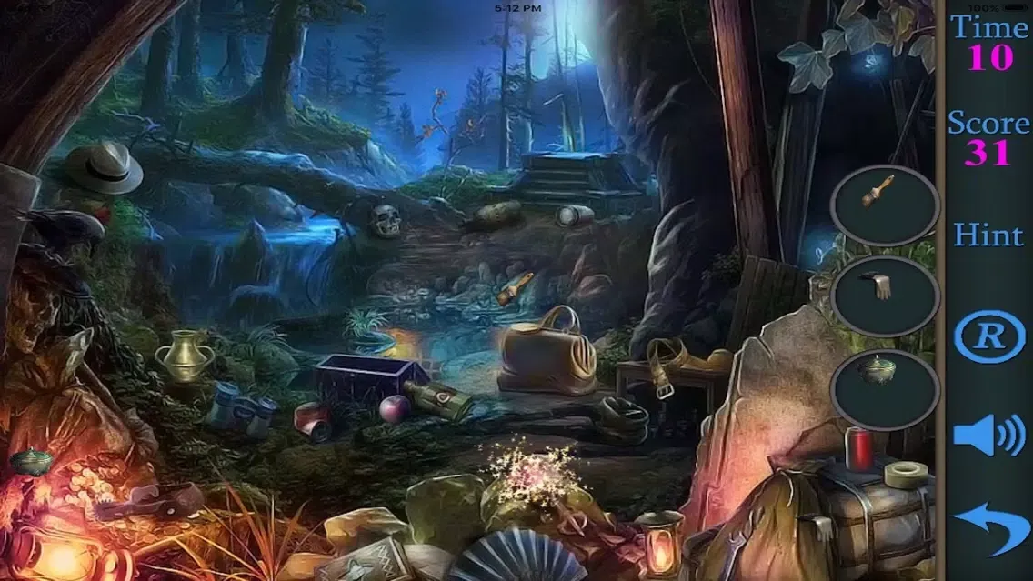 تصاویر Hidden Objects Of A Dark Side Of The Forest