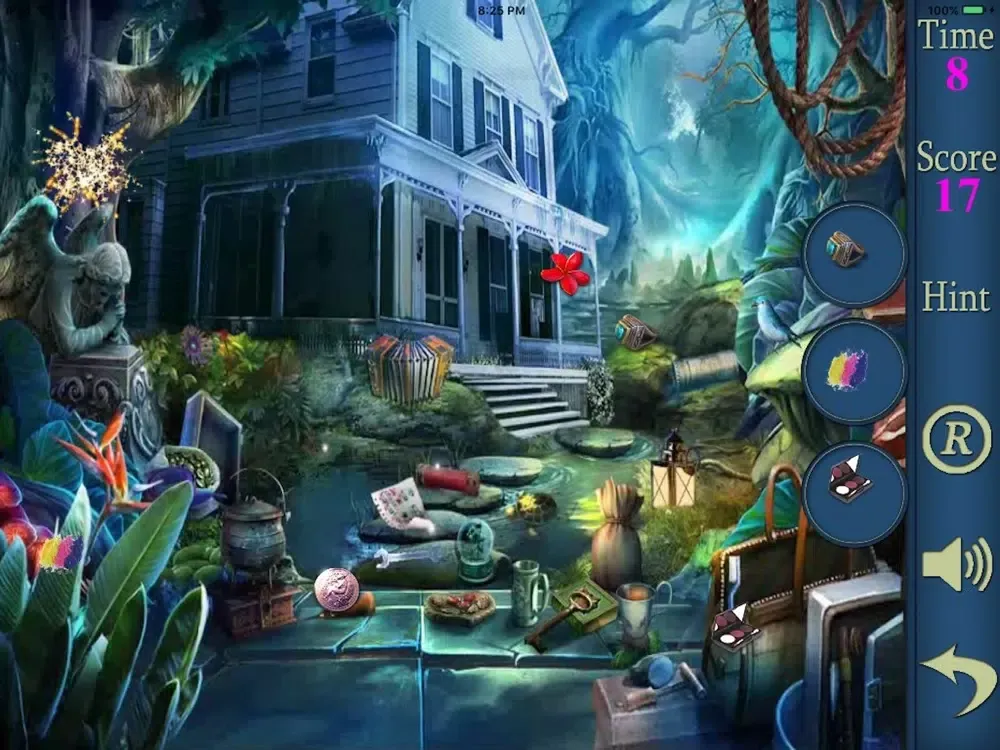 Capturas de tela do Hidden Objects Of A Paranormal Woods iPad 