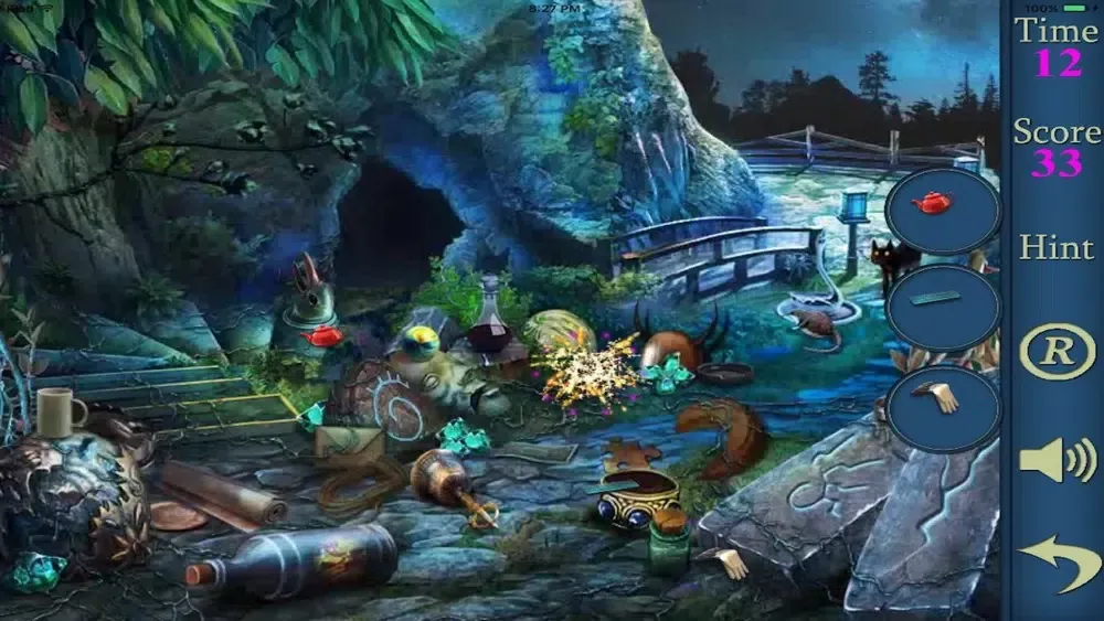 Capturas de tela do Hidden Objects Of A Paranormal Woods