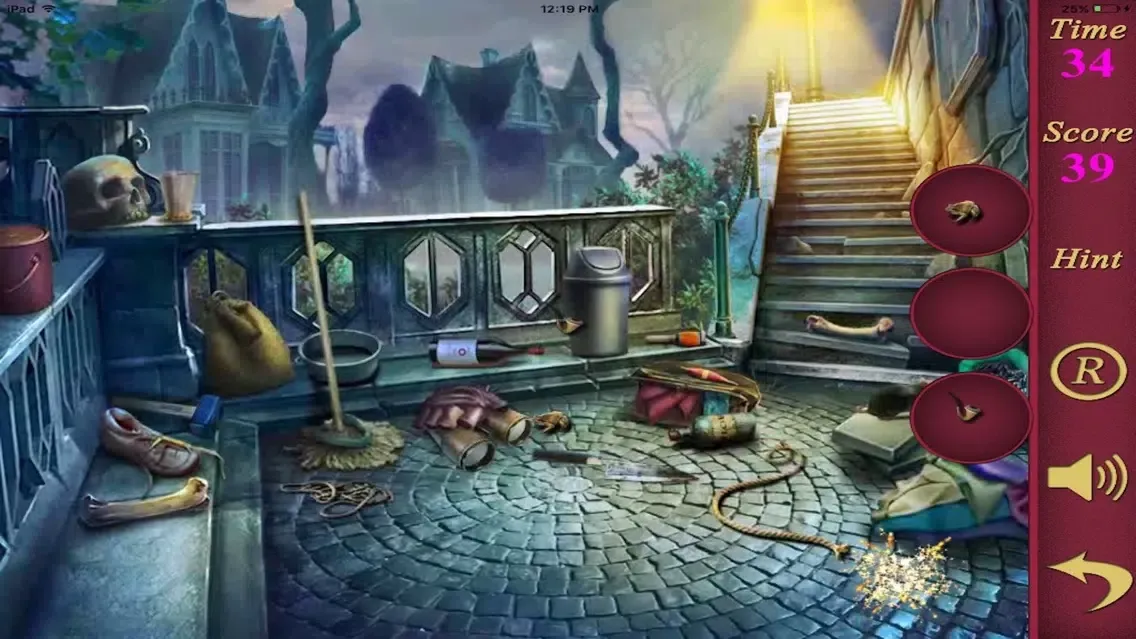ภาพหน้าจอของ Hidden Objects Of A Ghost Shelter