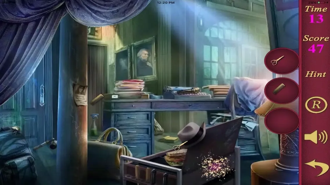 ภาพหน้าจอของ Hidden Objects Of A Ghost Shelter
