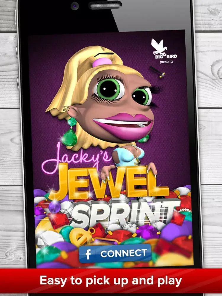 Tangkapan layar Jewel Sprint iPad 