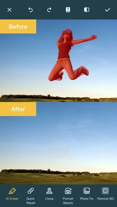 ภาพหน้าจอของ Photo Retouch-Object Removal