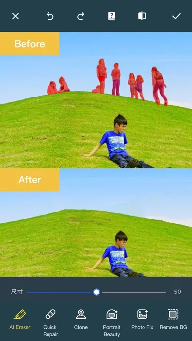 ภาพหน้าจอของ Photo Retouch-Object Removal