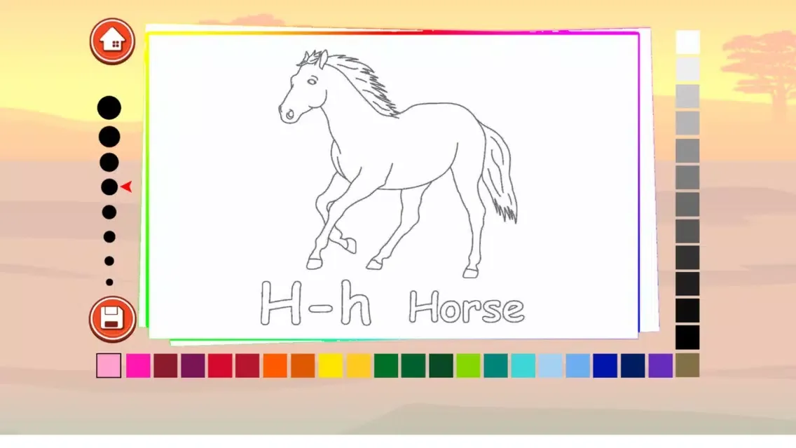 ABC Animals Coloring Pages for Kids -Modern Family應用截圖