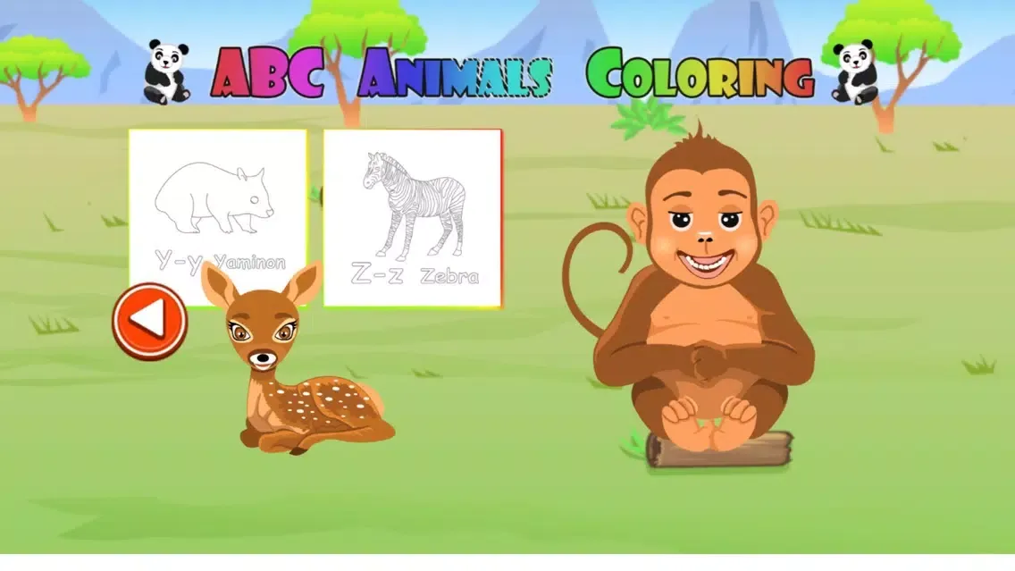 ABC Animals Coloring Pages for Kids -Modern Family應用截圖