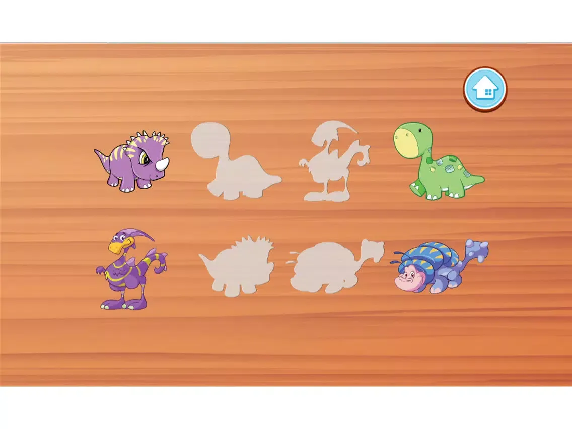 Dinosaurs Wooden Block Puzzles - For Kids,Toddlers iPad  سکرین شاٹس