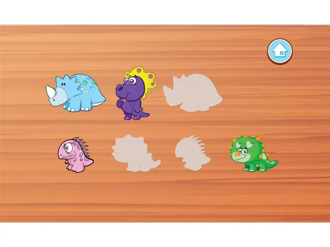 Dinosaurs Wooden Block Puzzles - For Kids,Toddlers iPad  سکرین شاٹس
