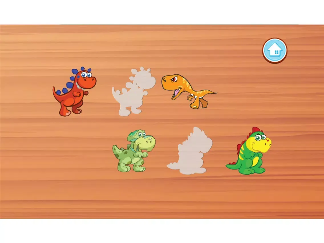 Dinosaurs Wooden Block Puzzles - For Kids,Toddlers iPad  سکرین شاٹس