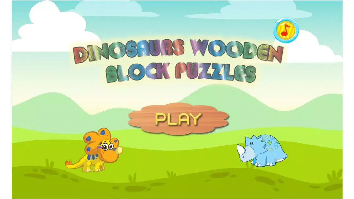 Dinosaurs Wooden Block Puzzles - For Kids,Toddlers سکرین شاٹس