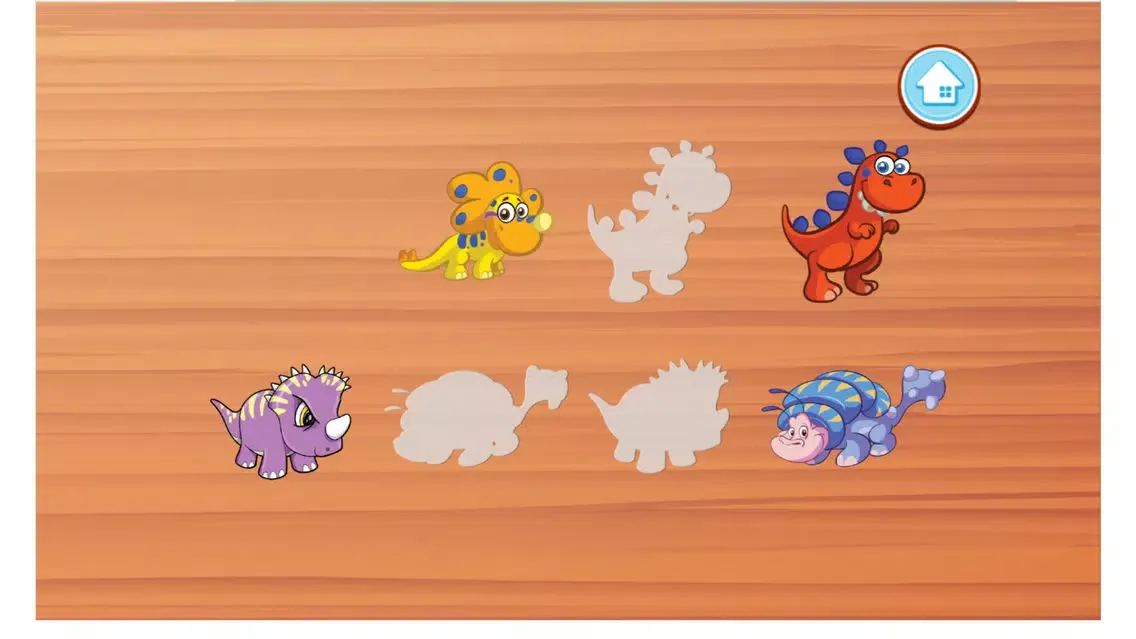 Dinosaurs Wooden Block Puzzles - For Kids,Toddlers سکرین شاٹس