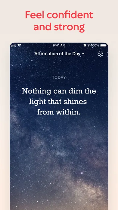 Be! Self-Care Affirmations应用截图