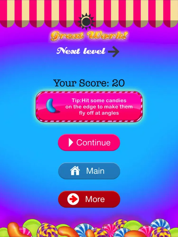 تصاویر Candy Magic Quick Flick iPad 