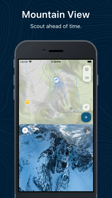 Tangkapan skrin Backtrack Maps: Ski & Hike