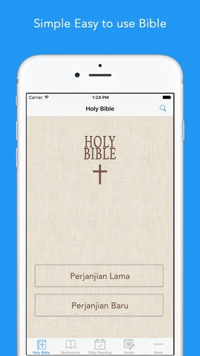 Alkitab: Easy to use Indonesian Bahasa Holy Bible App for daily offline Bible book reading Screenshots