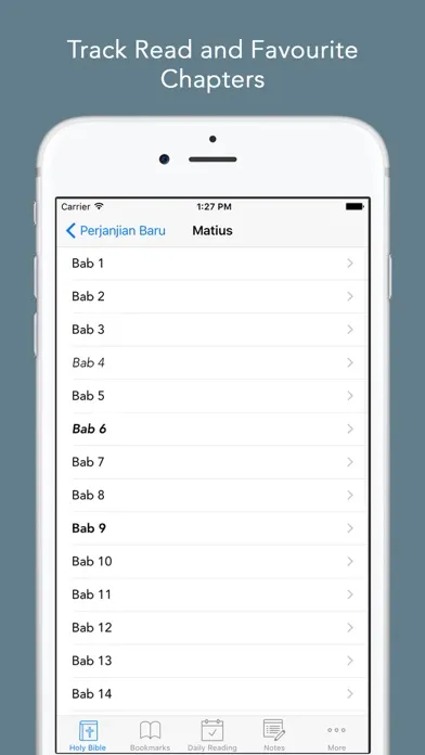 Alkitab: Easy to use Indonesian Bahasa Holy Bible App for daily offline Bible book reading Screenshots