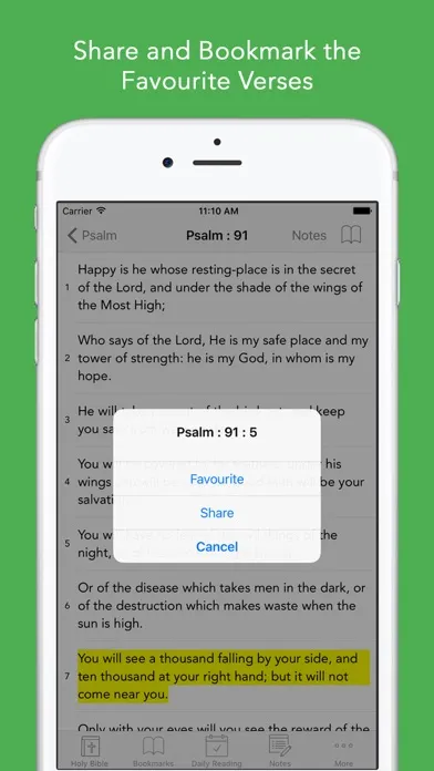 Capturas de pantalla de KJV Bible: King James Version