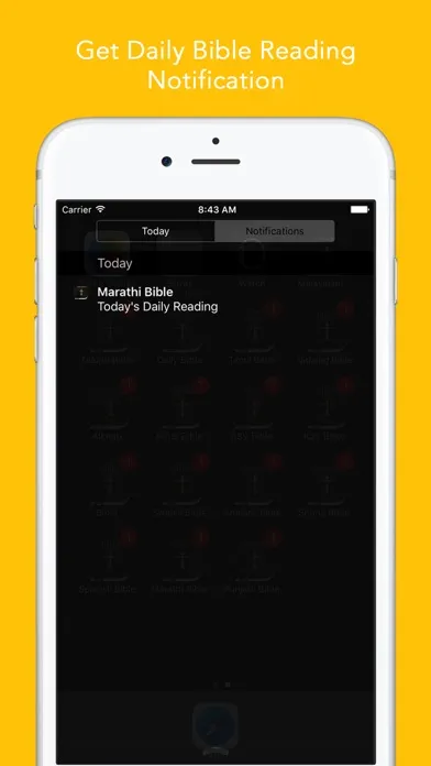 Tangkapan skrin Marathi Bible: Easy to Use Bible app in Marathi for daily offline book reading