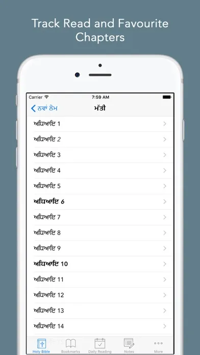 Punjabi Bible: Easy to use Bible app in Punjabi for daily Bible book reading Screenshots