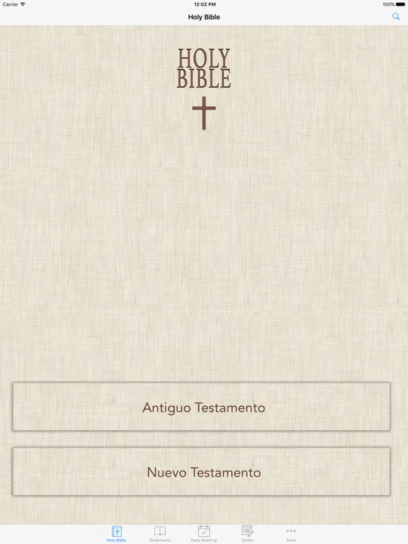 Spanish Bible: Easy to use Bible app in Spanish for daily offline Bible Book reading iPad 应用截图