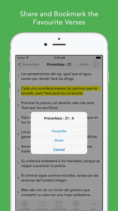 Spanish Bible: Easy to use Bible app in Spanish for daily offline Bible Book reading应用截图