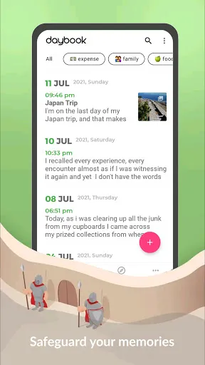 Daybook - Diary, Journal, Note স্ক্রিনশট