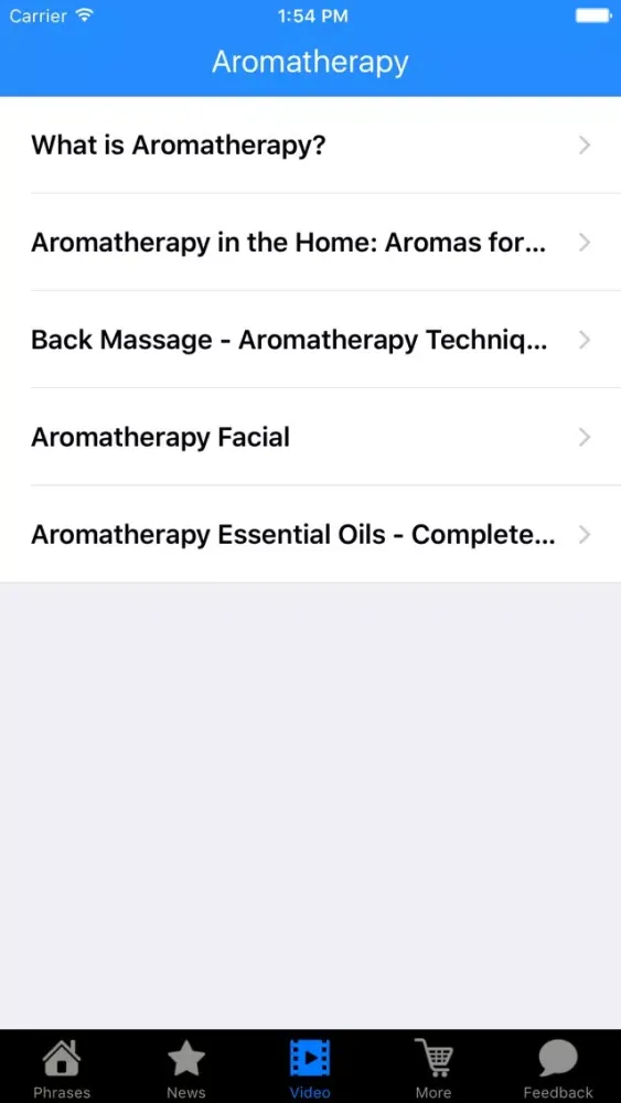 Capturas de tela do All about Aroma Therapy