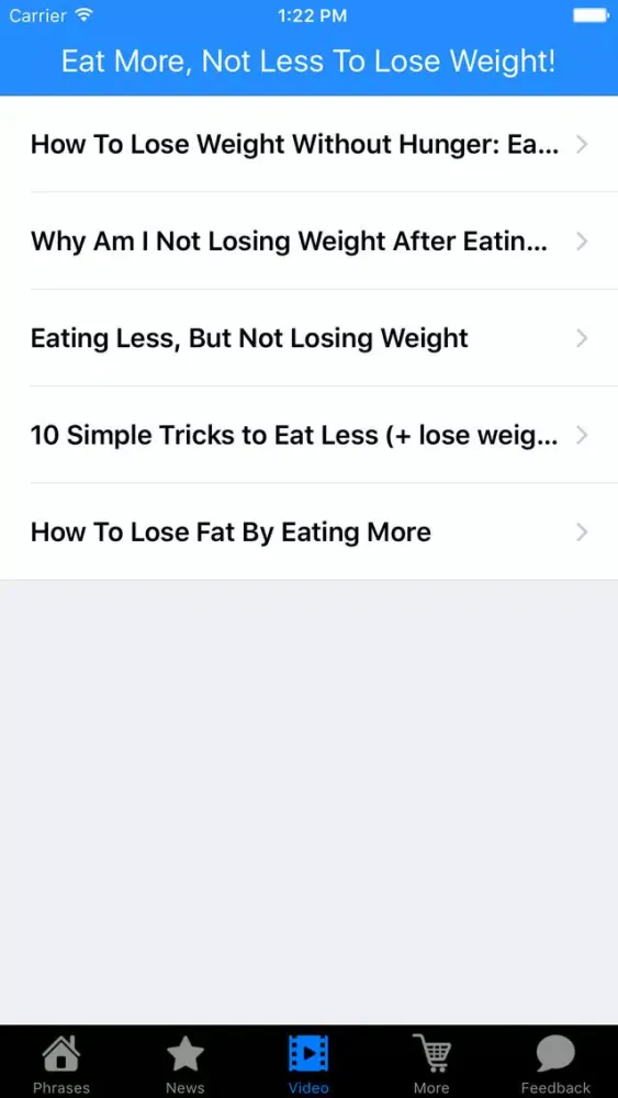 Eat More, Not Less To Lose Weight! Screenshots