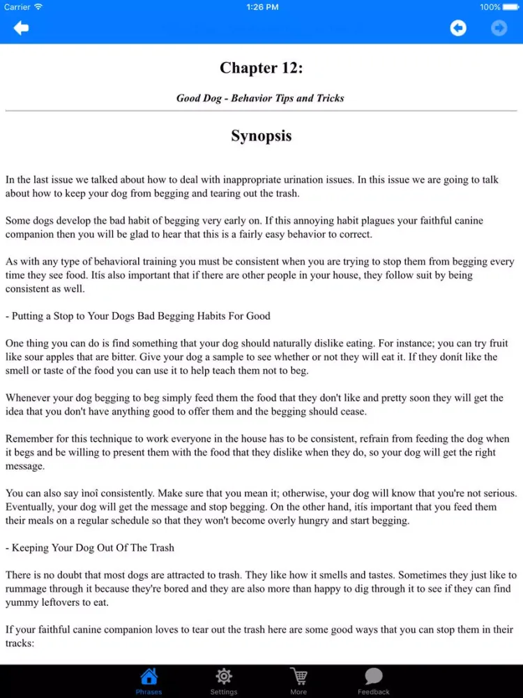 All about Good Dog Behavior Tips and Tricks iPad 應用截圖