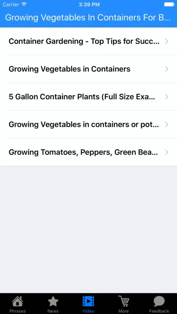 Zrzuty ekranu Growing Vegetables In Containers For Beginners