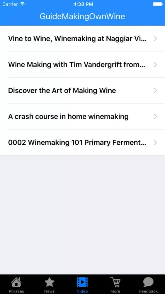 Tangkapan layar Guide Making Own Wine