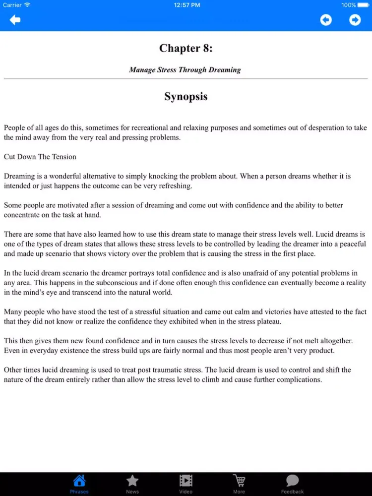 تصاویر Healing Through Lucid Dreaming iPad 