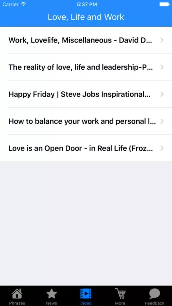 Zrzuty ekranu All about Love, Life & Works