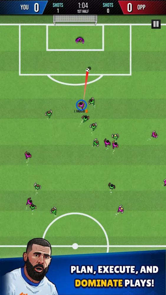 Ảnh chụp màn hình của Superstar Soccer