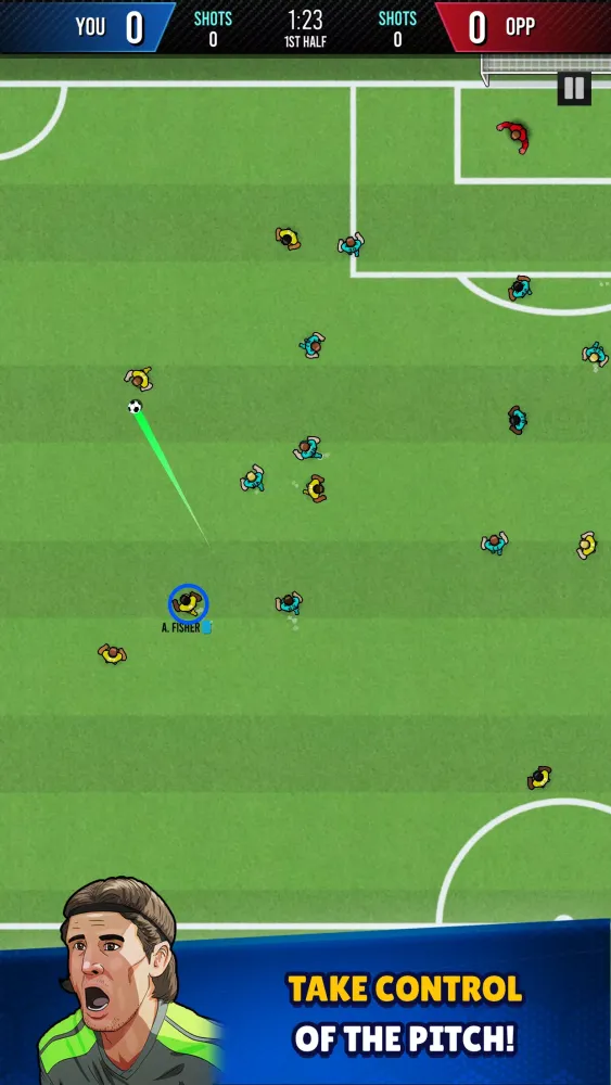 Ảnh chụp màn hình của Superstar Soccer