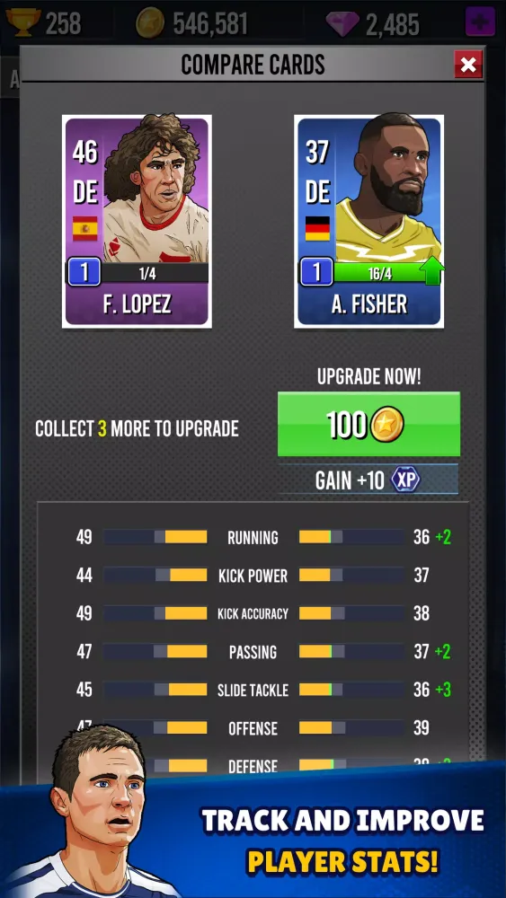 Ảnh chụp màn hình của Superstar Soccer