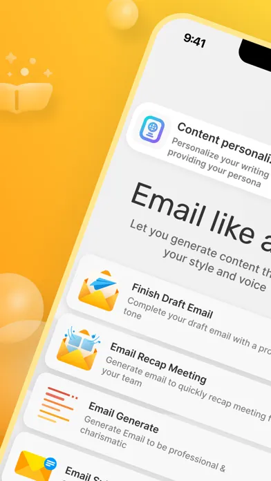 Kun AI: Email & Social Content应用截图