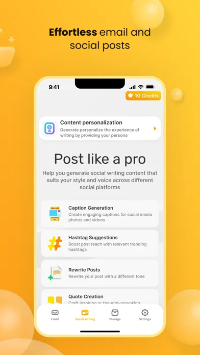 Kun AI: Email & Social Content应用截图
