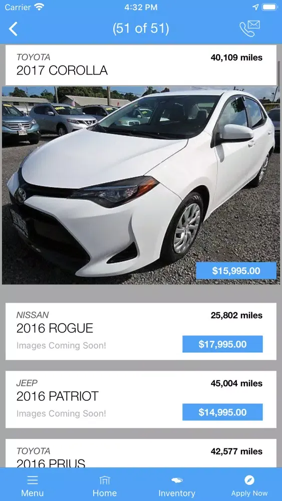 Captures d'écran de Big Island Used Cars MLink