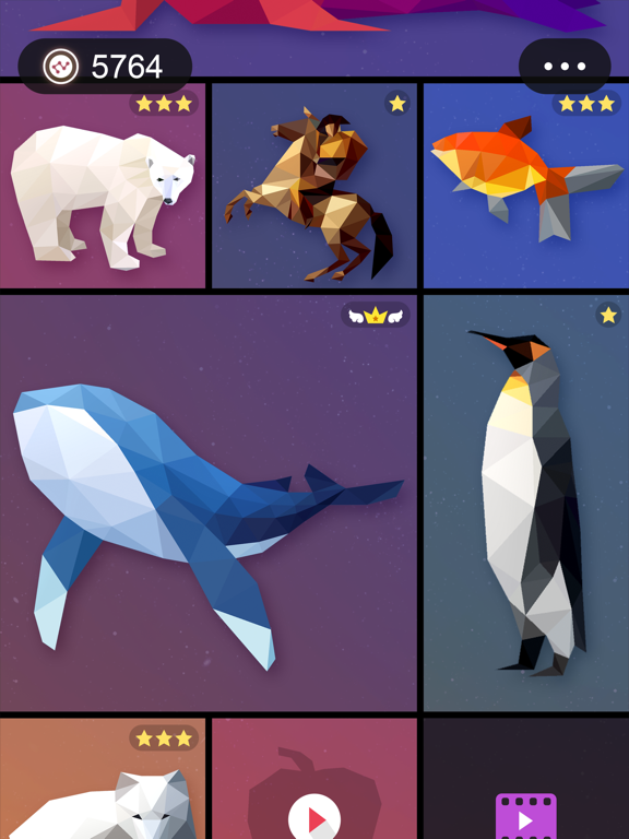 Capturas de tela do Linepoly Puzzle iPad 