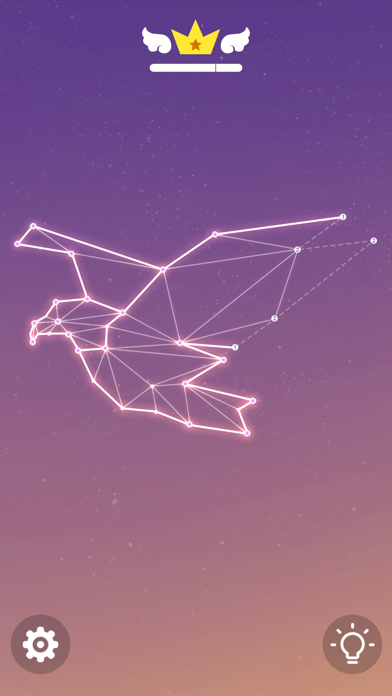 Capturas de tela do Linepoly Puzzle