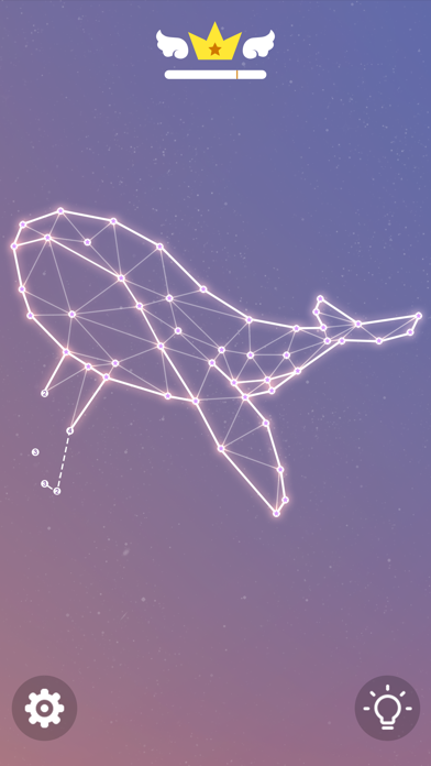 Capturas de tela do Linepoly Puzzle
