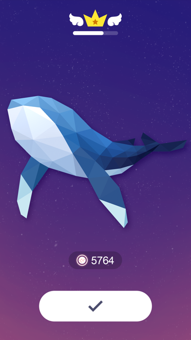 Capturas de tela do Linepoly Puzzle