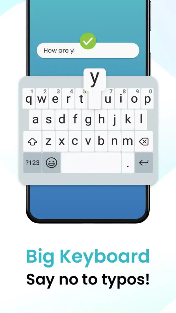 Tangkapan layar Big Keyboard: Easy Launcher