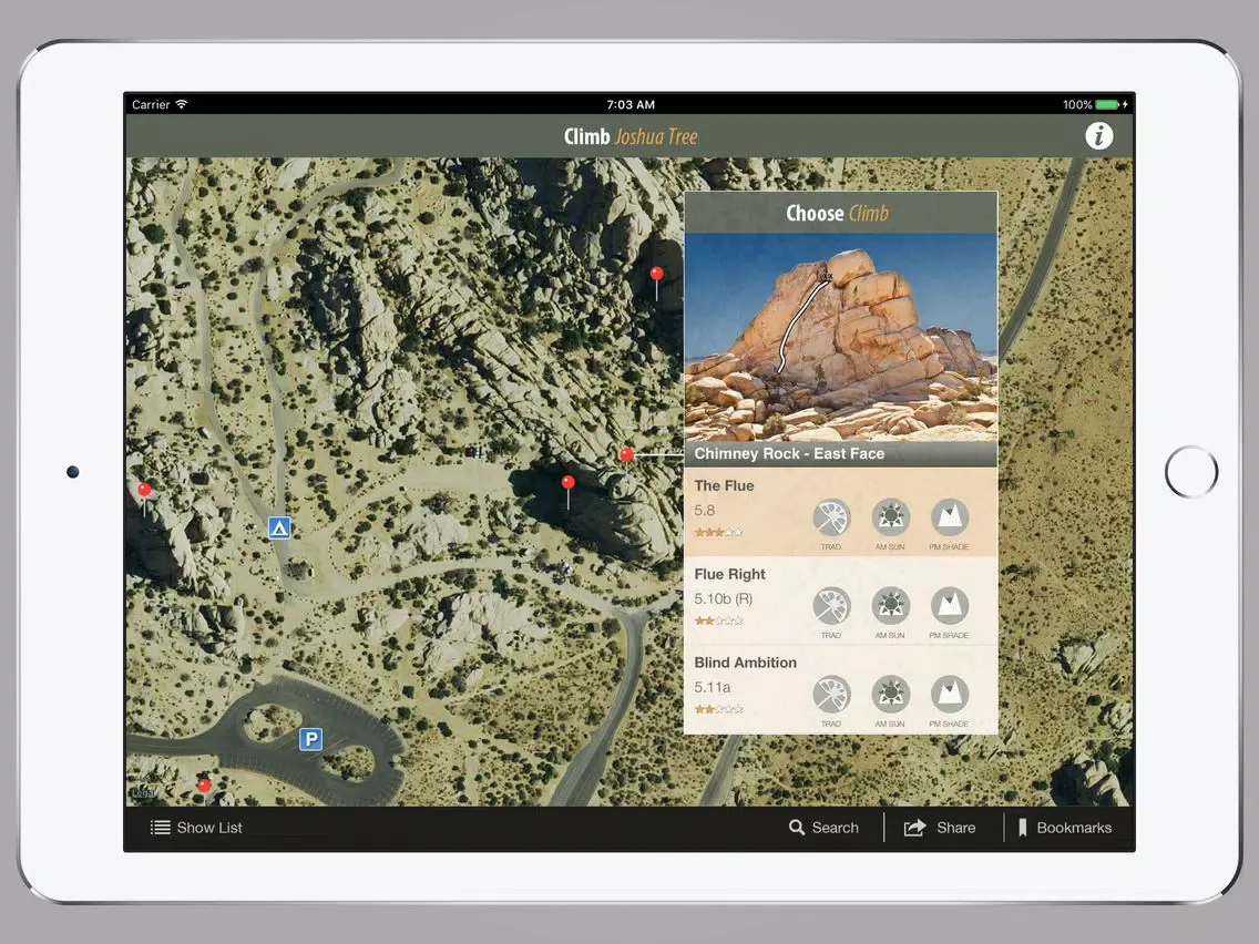 Joshua Tree Rock Climbing iPad  Ekran Görüntüleri