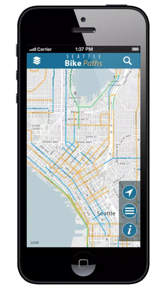 Seattle Bike Paths Free Screenshots