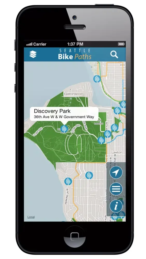 Seattle Bike Paths Free Screenshots