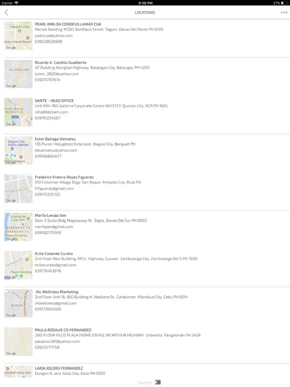 Santé Barley iPad  Screenshots