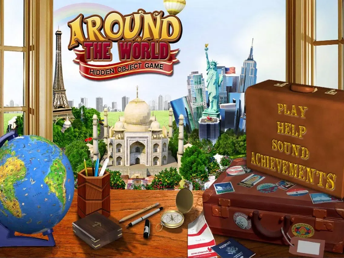 Tangkapan layar Hidden Object Around the World iPad 